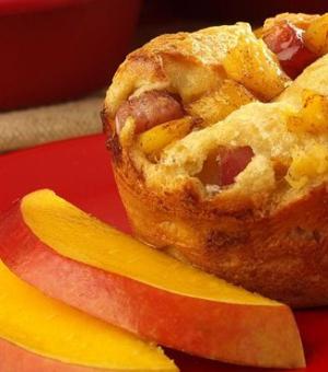 Mango and Ham Popovers